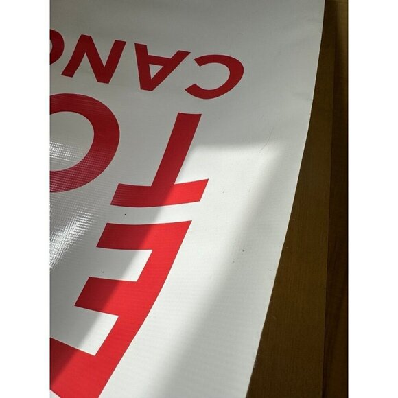 35 x 75” EVENT CANCELLED sign - Picture 8 of 12